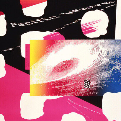 April Greiman. Detalle de Poster "Pacific Wave". Fortuny Museum. 1987
