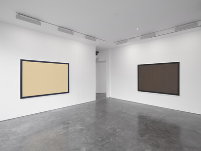 Peter Joseph, The early works, exhibition view. Courtesy of Lisson Gallery