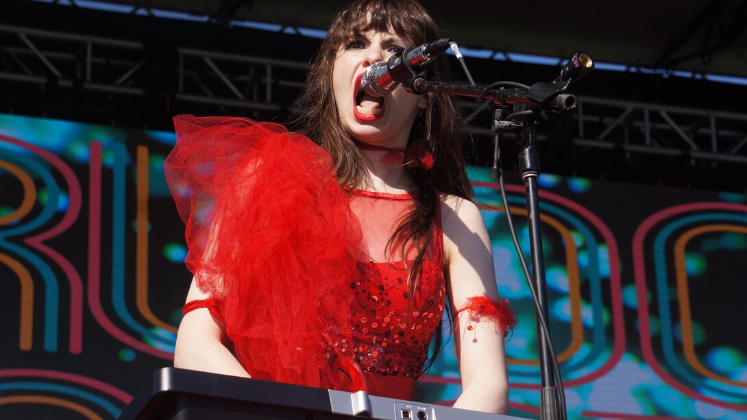 Teri Gender Bender of Le Butcherettes at Ruido Fest 2016. Photo: Catalina Maria Johnson