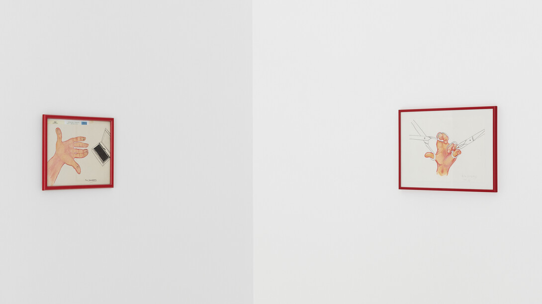 View of the exhibition “Hommage à Eric Duyckaerts” at Perrotin Paris.
Photo: Claire Dorn
© Courtesy Eric Duyckaerts