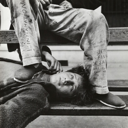 Jean-Michel Mension (Pierre) et Auguste, Hommel (Benny), Paris, 1953, Ed van der Elsken
Nederlands Fotomuseum Rotterdam. © Ed van der Elsken / Ed van der Elsken Estate