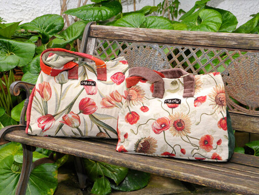 Papaveri e tulipani per le borse di LAB.ZEN2