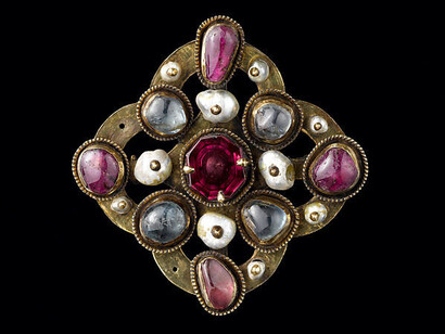 Jeweled Brooch, from the Colmar Treasure
second quarter 14th century