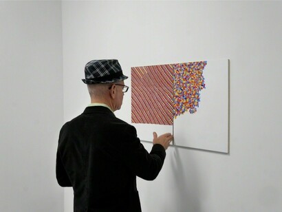 Marjorie Welish, Exhibition view. Courtesy of Art 3 gallery