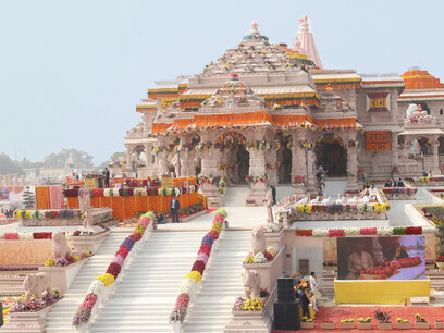 The Ram Temple. Ayodhya's inauguration was a monumental event