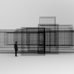 Digital rendering of Antony Gormley’s Matrix II, 2014 © Antony Gormley, Courtesy Galerie Thaddaeus Ropac Paris/Salzburg
