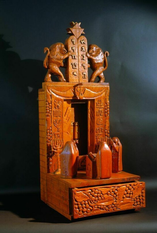 The Tabernacle, c. 1974, mahogany, 39 x 15 x 16 inches (99.1 x 38.1 x 40.6 cm)