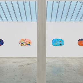 Emily Sundblad, The adolescent ocean, exhibition view. Courtesy of Bortolami Gallery