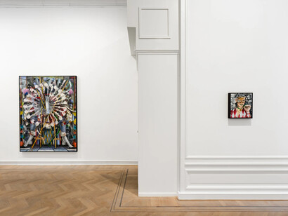 Tjebbe Beekman, exhibition view. Courtesy of Grimm