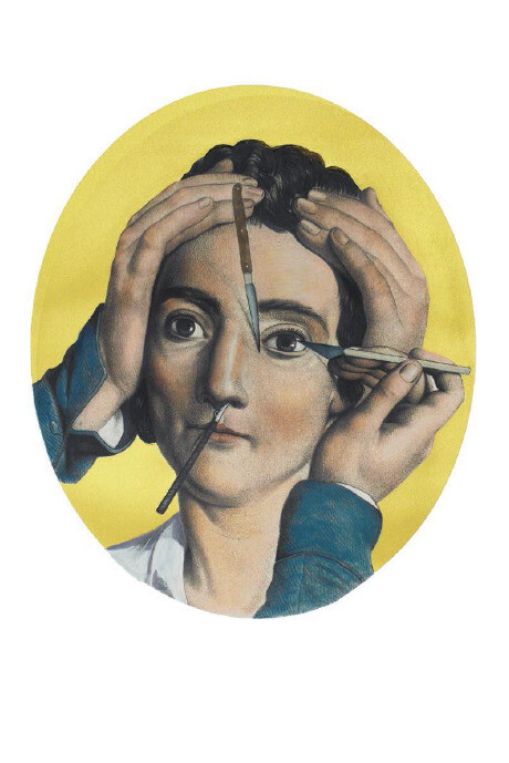 Ran Huang, A collective belief in blindfold pain, 2012, Silkscreen print on paper, 108.7 x 76.9 cm. Exhibited: Young Artists Experimental Season 2nd Round, A4 Contemporary Arts Centre, Chengdu, China, 2012