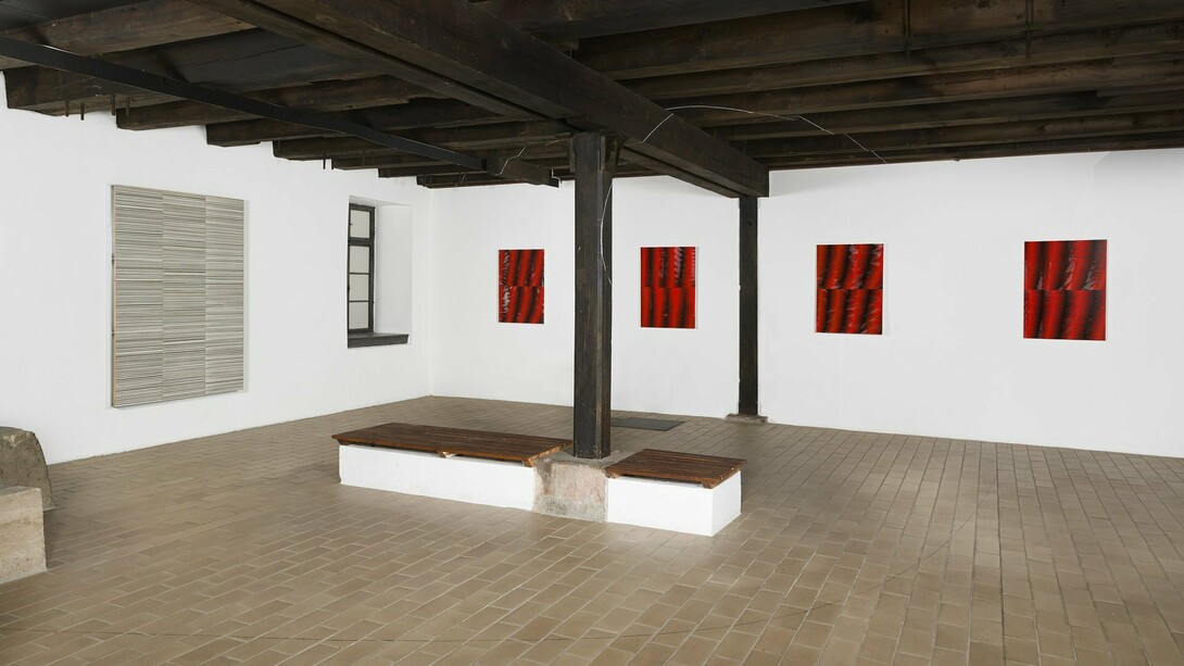 János Megyik and Arne Schreiber, exhibition view. Courtesy of Edition & Galerie Hoffmann 