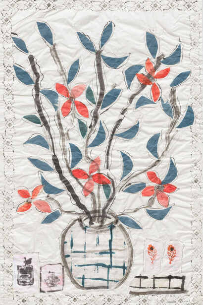 Isabella Ducrot, Checkered pot, 2025. Courtesy of Capitain Petzel