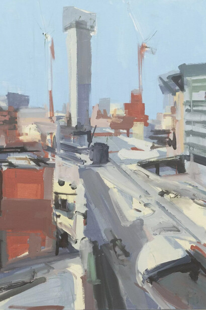 Sean Flood, Kings roof (detail), 2024. Courtesy of Childs Gallery