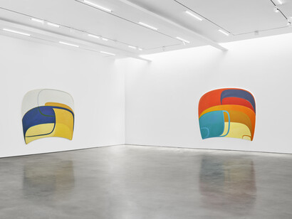 Joanna Pousette-Dart, Centering, exhibition view. Courtesy of Lisson Gallery