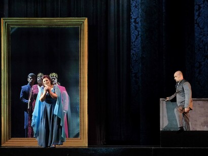 Una scena tratta dalla rappresentazione teatrale "Amleto" andata in scena al Teatro Filarmonico di Verona. © Ennevi Foto