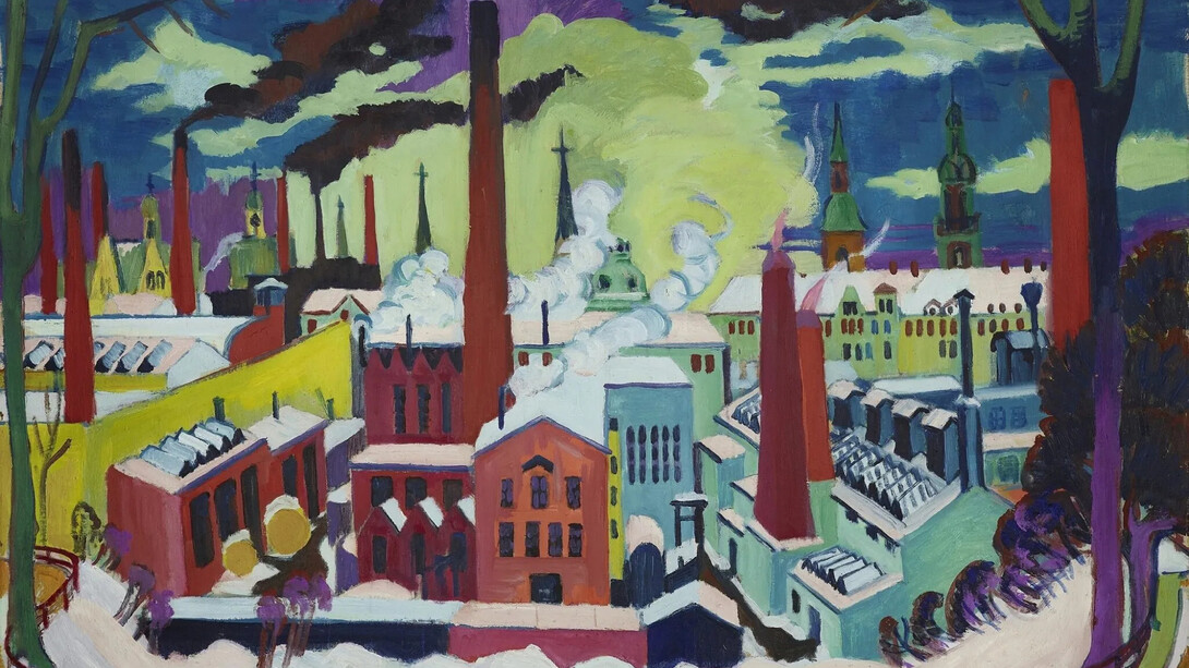 Ernst Ludwig Kirchner, Chemnitzer Fabriken, 1926. Courtesy of Kunstsammlungen Chemnitz