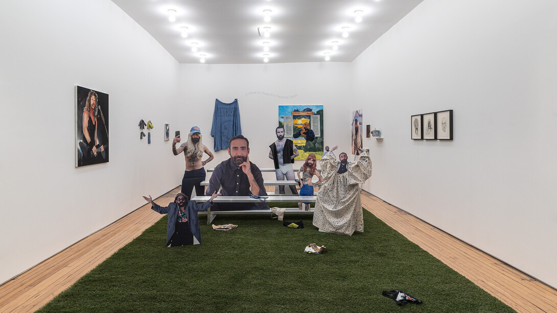 Aaron Michael Skolnick, The entertainer, exhibition view. Courtesy of March Gallery