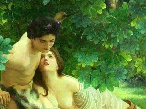 «Narciso y Eco» (1895), Solomon Joseph Solomon 