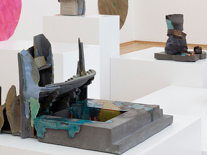 Polly Apfelbaum and Isa Melsheimer. Courtesy of Galerie nächst St. Stephan