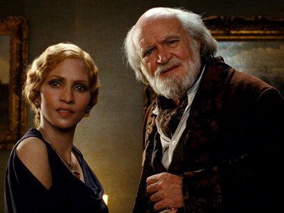 Halle Berry and Jim Broadbent in Cloud Atlas (2012)
