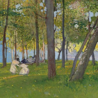 Ferdinand Hodler e Filippo Franzoni. Un sodalizio artistico. Per gentile concessione del MASI Lugano