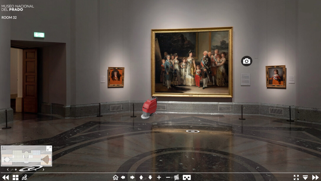 Adrian Melis, Virtual cleaning service for art museums and institutions (videostill), 2025. Courtesy of the artist and ADN Galeria