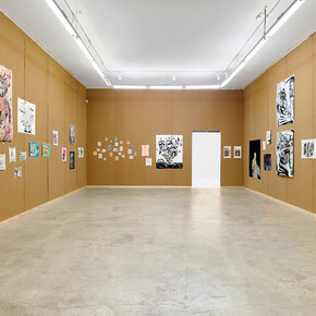 Various artists, Paper view II, exhibition view. Courtesy of The Hole