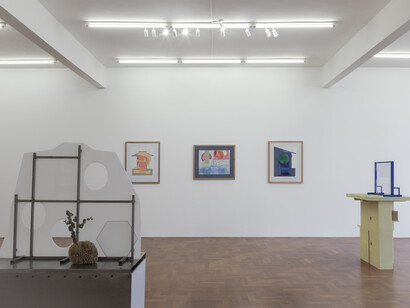 Nicolás Sarmiento, Temperatura ambiente, exhibition view. Courtesy of Piedras Gallery