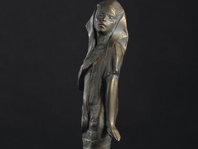 Meta Vaux Warrick Fuller (1877-1967), Ethiopia, ca. 1921, Paint on plaster, Gift of the Fuller Family, © Meta Vaux Warrick Fuller