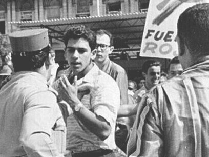 Manifestations contre la visite d'Anastas Mikoyan à Cuba