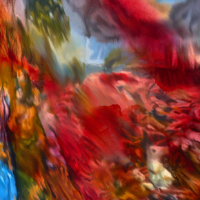 Jorge R. Pombo, Variazione del ‘Passaggio del Mar Rosso’ di Biagio d’Antonio Tucci, 2025. Courtesy of Fabbrica del Vapore