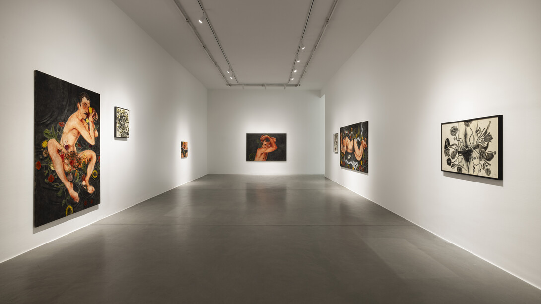 Roberto de Pinto, Ostinato, exhibition view. Courtesy of Francesca Minini. Photo by Andrea Rossetti