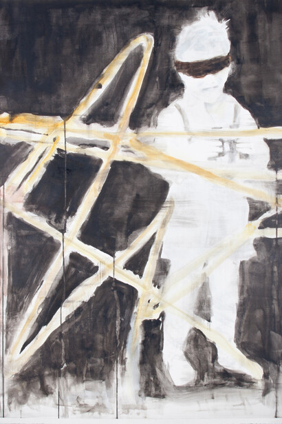 Uwe Wittwer, Portrait, 2015, Watercolour, 76 × 57 cm © Uwe Wittwer 2015. Courtesy Parafin, London