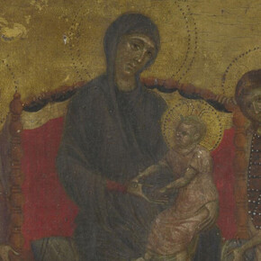 Cimabue, La petite maestà. Avec l'aimable autorisation du Musée du Louvre