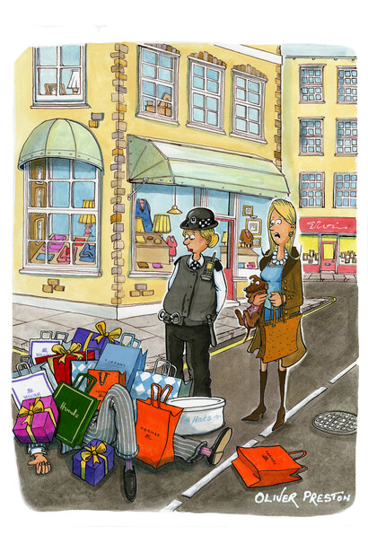 Oliver Preston, "Ah yes, that's my husband. I recognise my shopping." © Oliver Preston