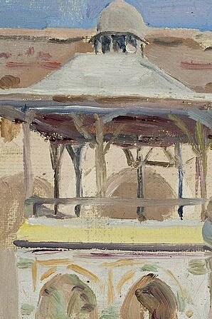 Jan Ciągliński, "Damasco: del viaje a Palestina", 1901