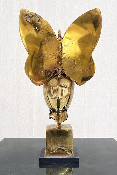 Manolo Valdés, Double butterfly II, 2018. Courtesy of Contini Art Gallery