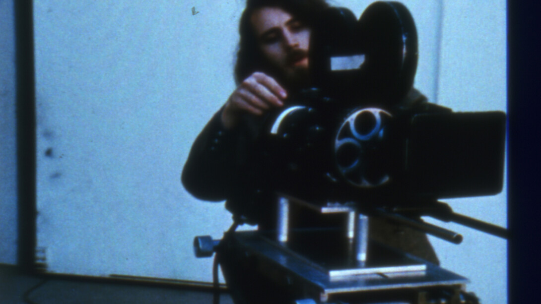 Morgan Fisher, Production Footage, 1971, 16mm film, colour and b&w, silent, 10 minutes © the artist, Courtesy Maureen Paley, London
