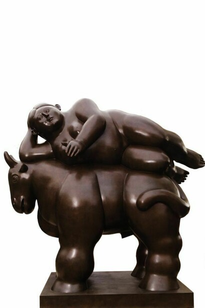 Ratto d'Europa, Bronze, 76 7/8 x 120 1/8 x 63 in. 295 x 305 x 160 cm