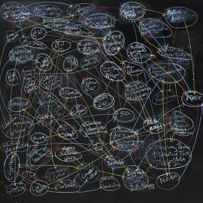 Flat Earth. Courtesy of Flowers Gallery