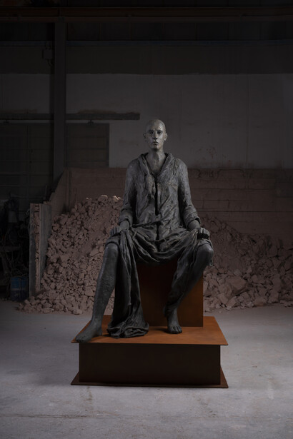 Hanneke Beaumont, Bronze 161 (Duality). Courtesy of Bowman Sculpture