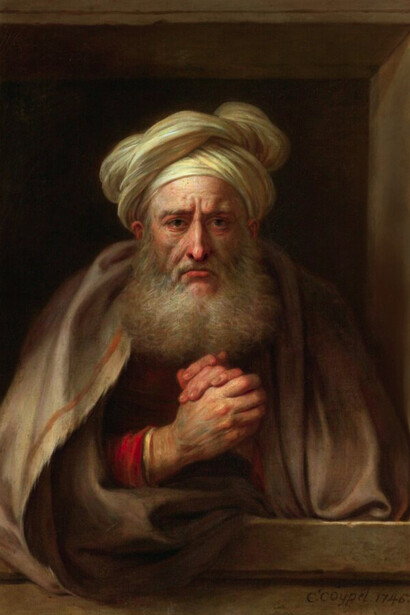 Charles-Antoine Coypel, Heráclito dolorido, 1746