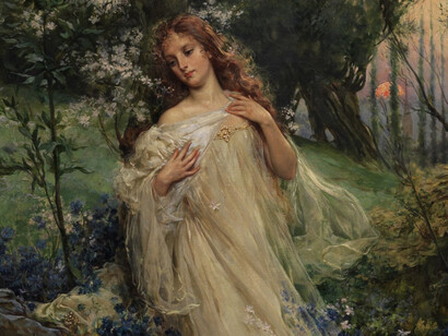 Salvatore Postiglione, Dante e Beatrice, particolare