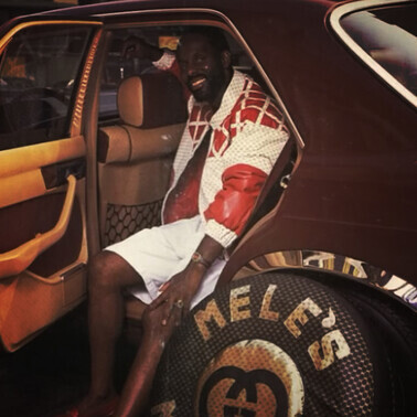 is designs merged traditional high fashion with street style, creating a unique aesthetic