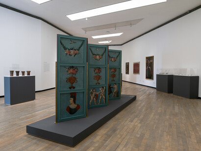 Los incas. Más allá de un imperio, vista de exhibición. Cortesía de Fundación Proa 