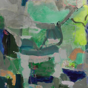 Terrell James, American, born 1955, The Game, 2015 Acrylic on canvas 66 x 66 in. San Antonio Museum of Art Purchased with The Brown Foundation Contemporary Art Acquisition Fund, 2018.3. Photography by Peggy Tenison.