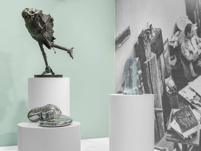 César, César, at first glance, vue de l'exposition. Avec l'aimable autorisation d'Almine Rech