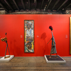Aminah Brenda Lynn Robinson, Character studies, exhibition view. Courtesy of Fort Gansevoort