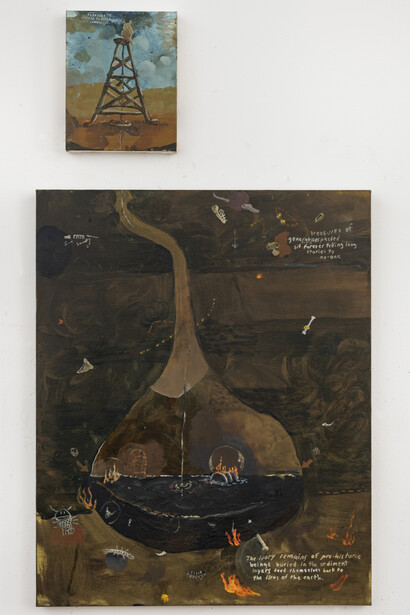 Joseph Olisaemeka Wilson, Wali's Farm, 2023. Courtesy of Derek Eller, NYC