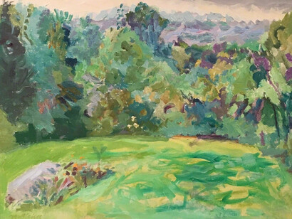 Nell Blaine, Summer, Quaker Hill, 1969. Courtesy of Tibor de Nagy